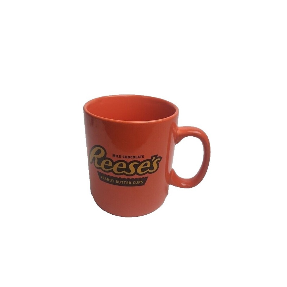 Reese's‎ Peanut Butter Cups Orange Coffee Mug From Galerie Large Jumbo 32 Ounce